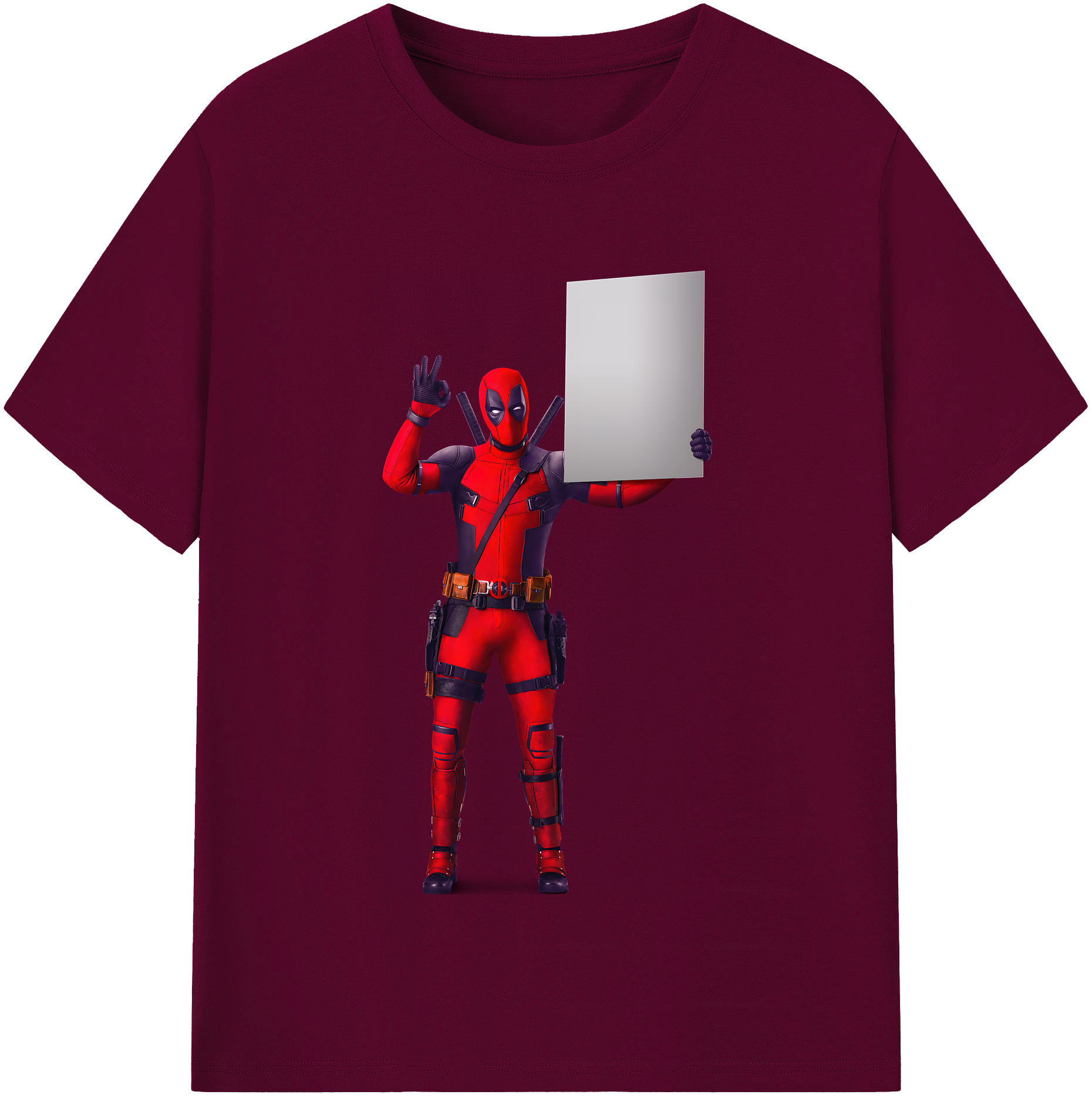 （画像用） Deadpool デッドプール レディースカジュアルプリントTシャツ（綿100％）